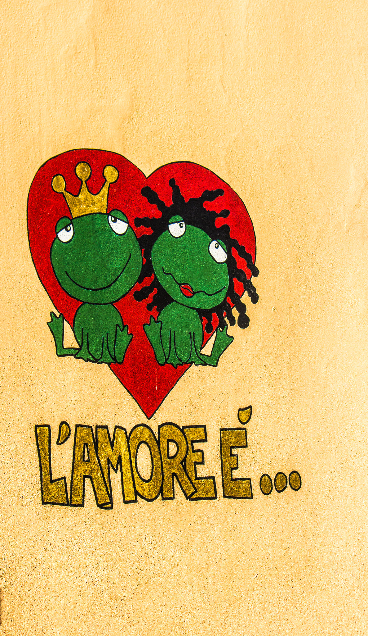 Canon EF-S 55-250mm F4-5.6 IS sample photo. Love is in the wall photography