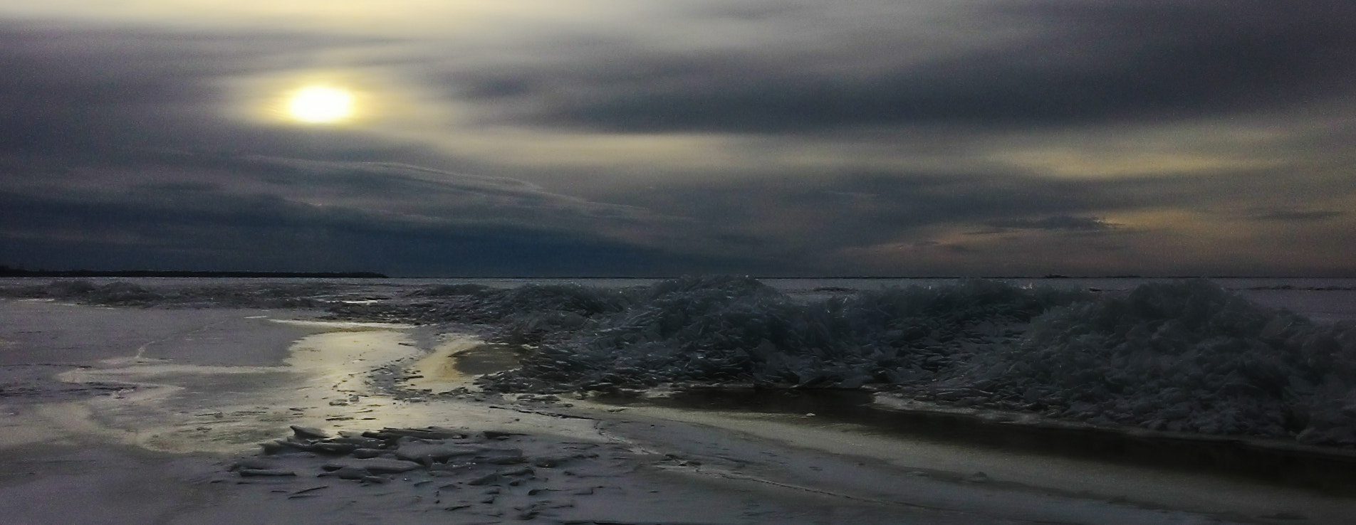 ASUS T00J sample photo. Winter on baltic sea photography
