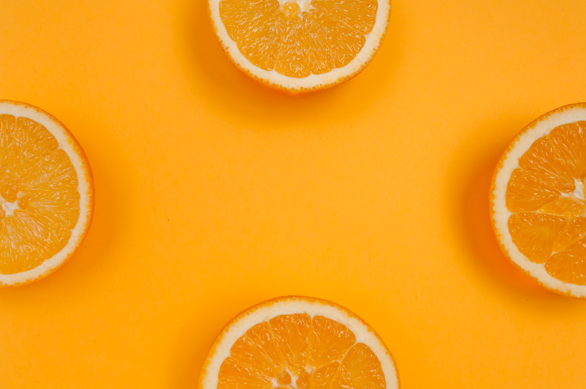 Nikon D2X sample photo. Orange pattern on orange background citrus arrangement photography