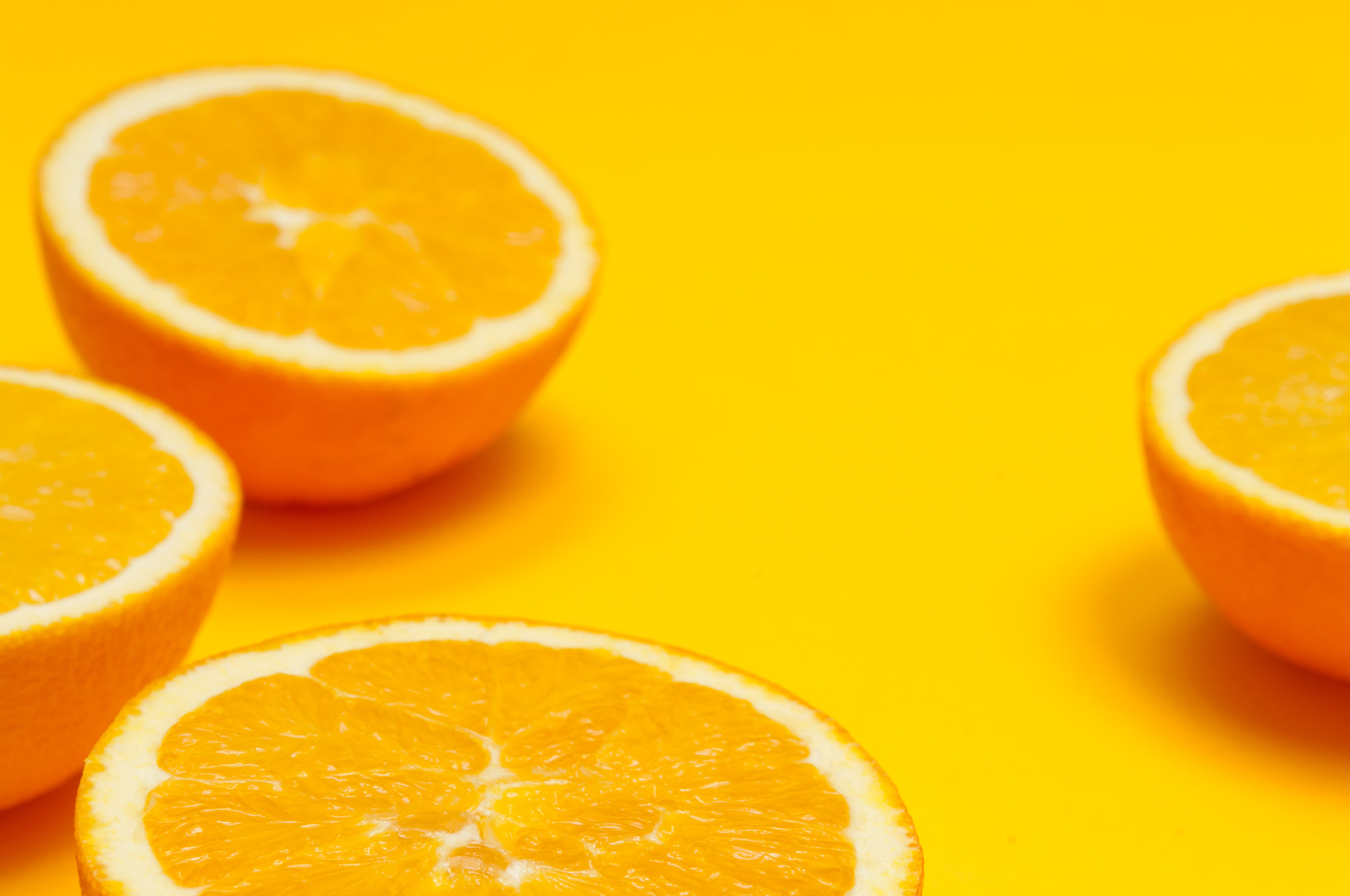 Nikon D2X sample photo. Orange pattern on orange background citrus arrangement photography