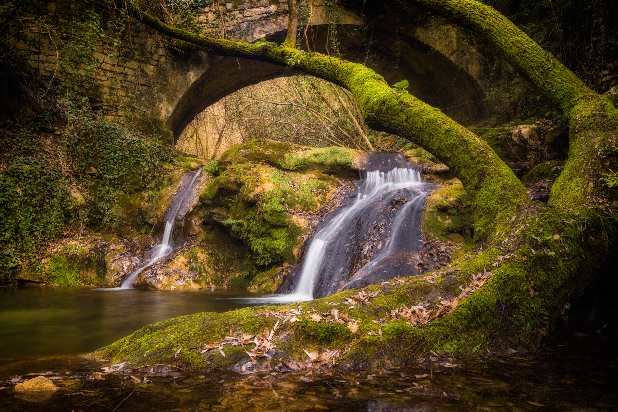 Sony a6000 sample photo. Fairytale waterfall photography