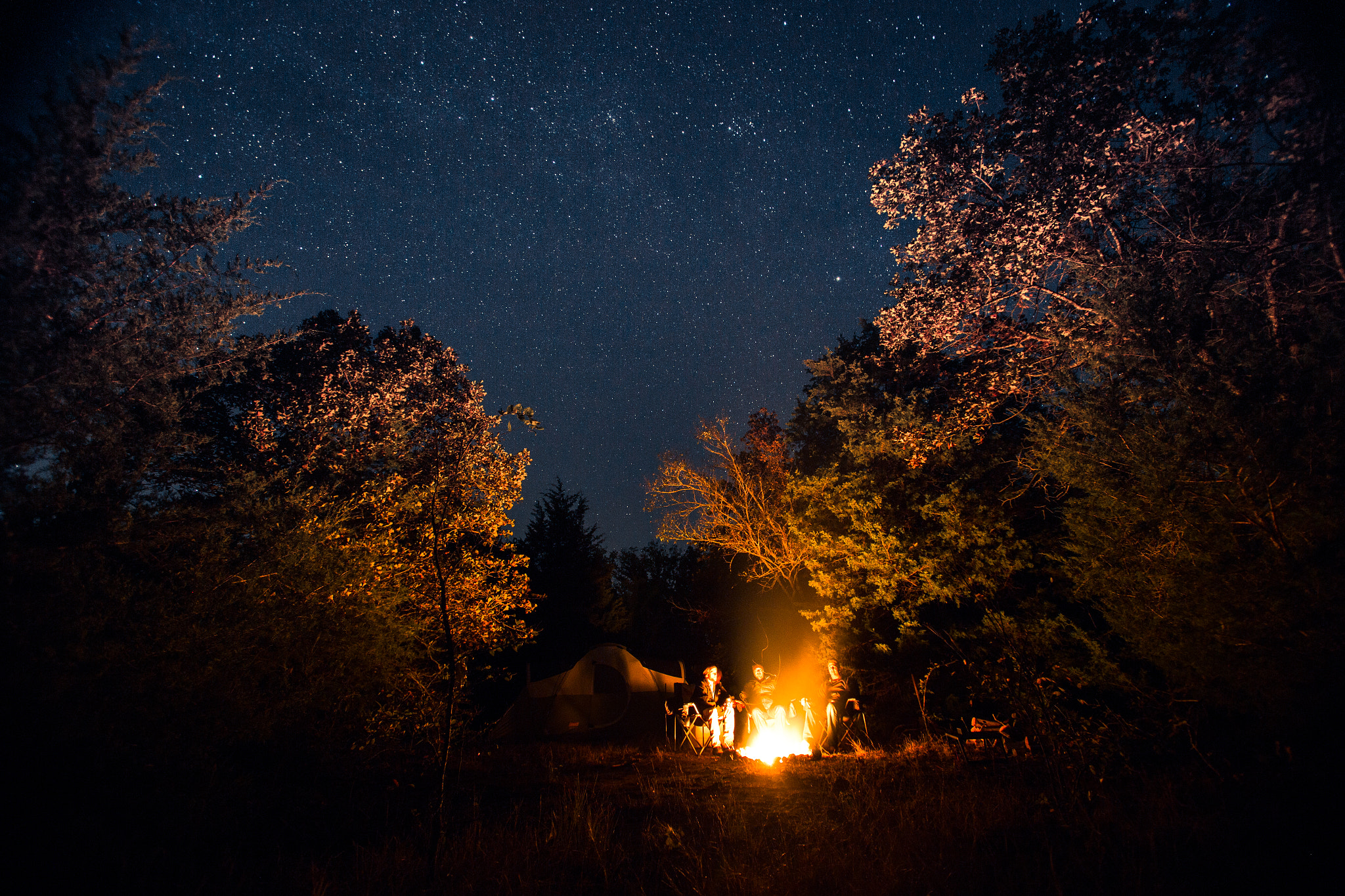Sigma 10-20mm F3.5 EX DC HSM sample photo. Camping photography