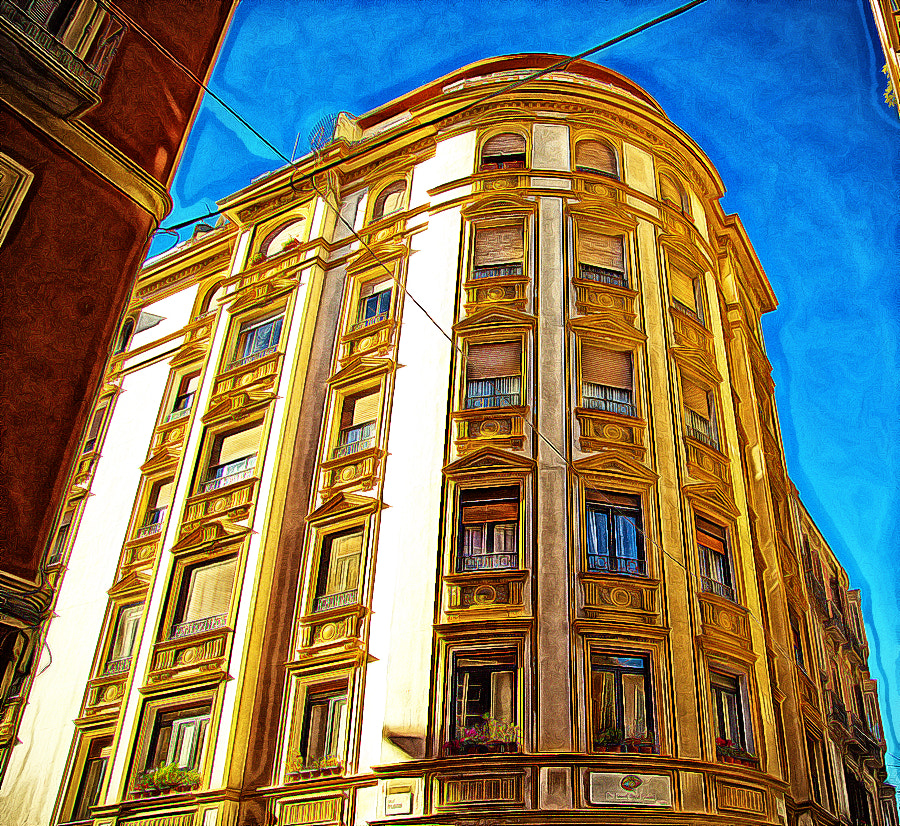 Canon EF-S 17-85mm F4-5.6 IS USM sample photo. Altes haus malaga photography