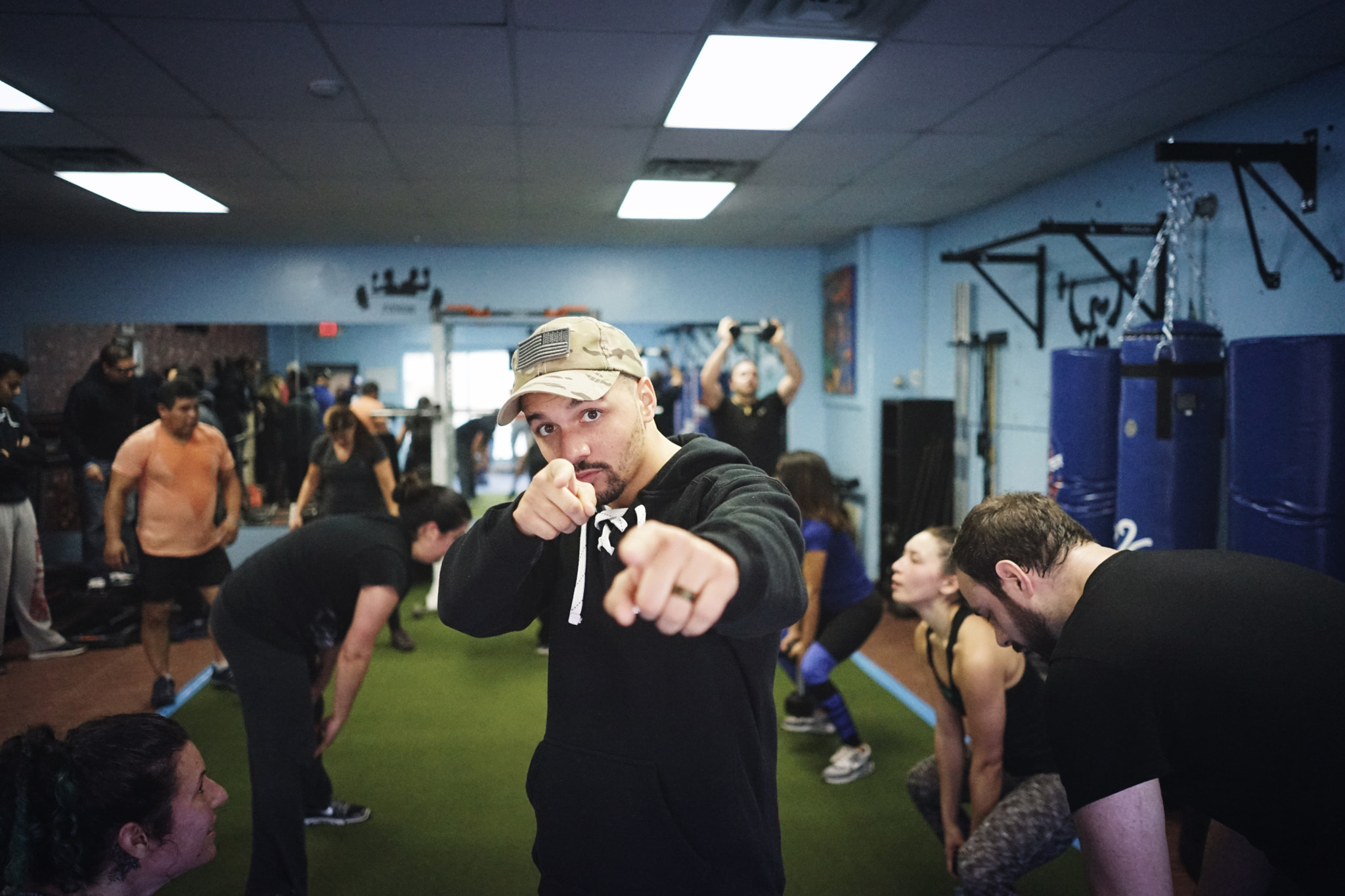 Sony FE 28mm F2 sample photo. Boxing gym photography