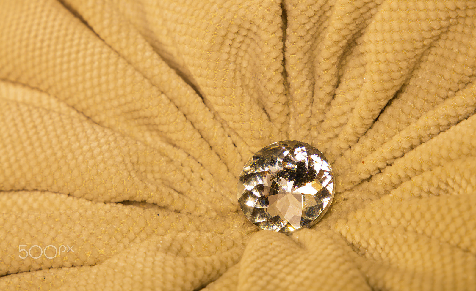 Canon EOS 5DS sample photo. Transparent rhinestone crystal on textile photography