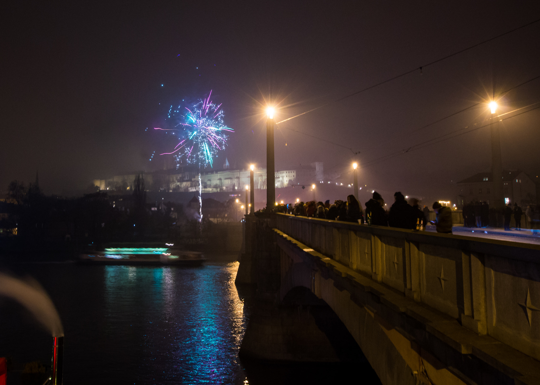 10-20mm F3.5 sample photo. New year's eve in prague photography