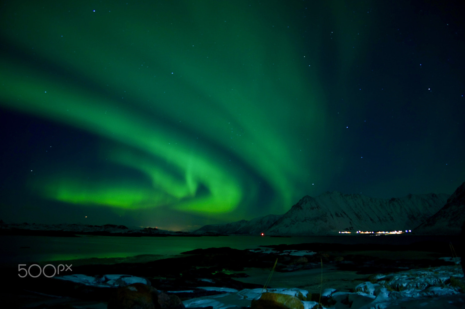 Sony E 18-200mm F3.5-6.3 OSS sample photo. Northern lights photography