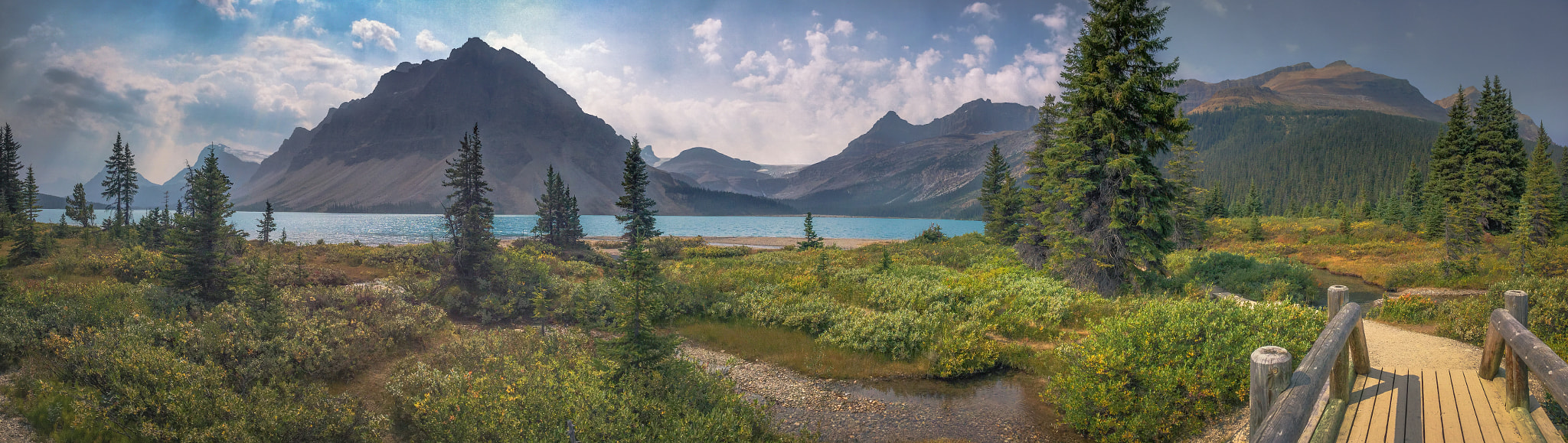 iPod touch back camera 3.3mm f/2.4 sample photo. Bow lake photography