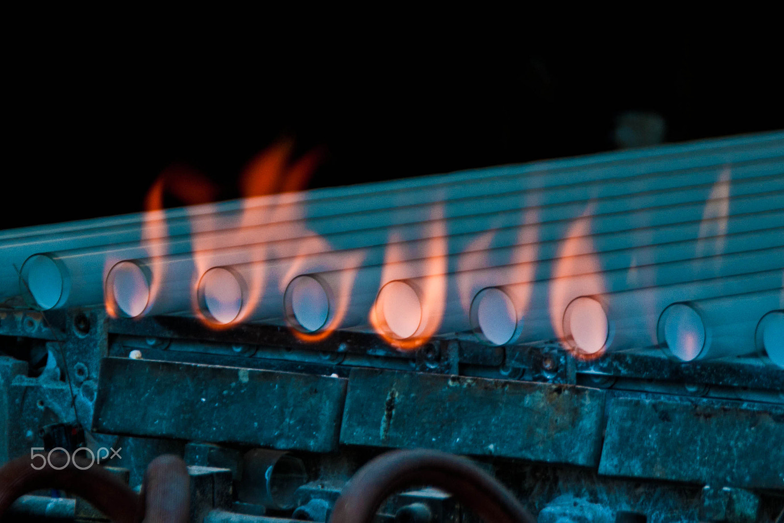 Nikon D300S sample photo. Glass on fire photography