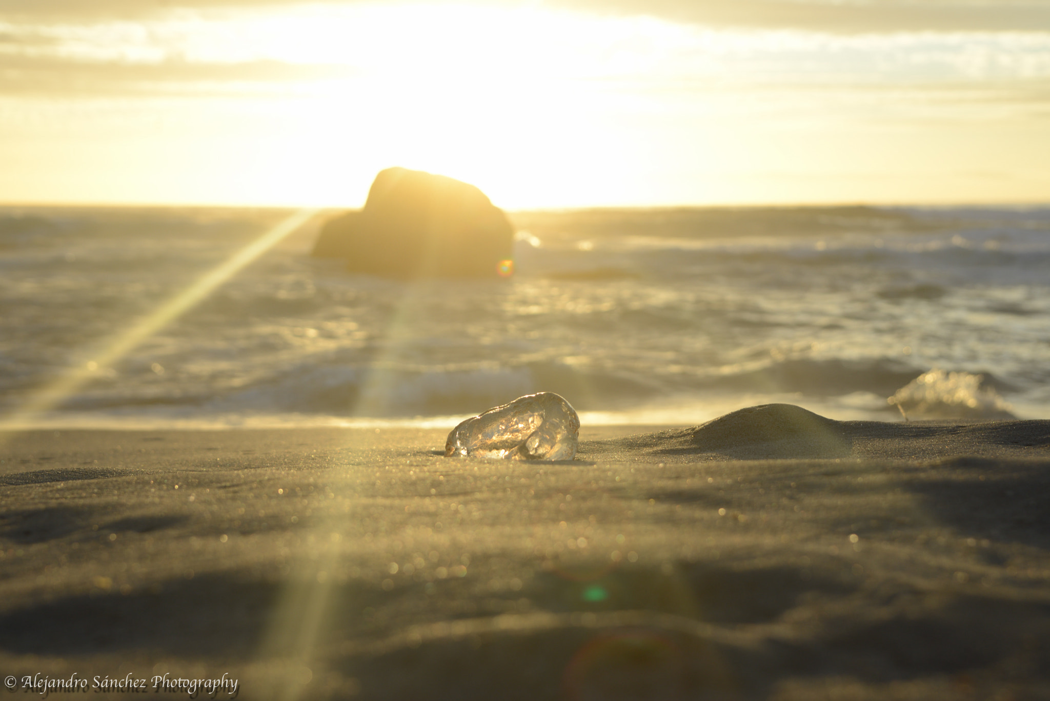 Nikon D600 sample photo. Sunset in water stone photography