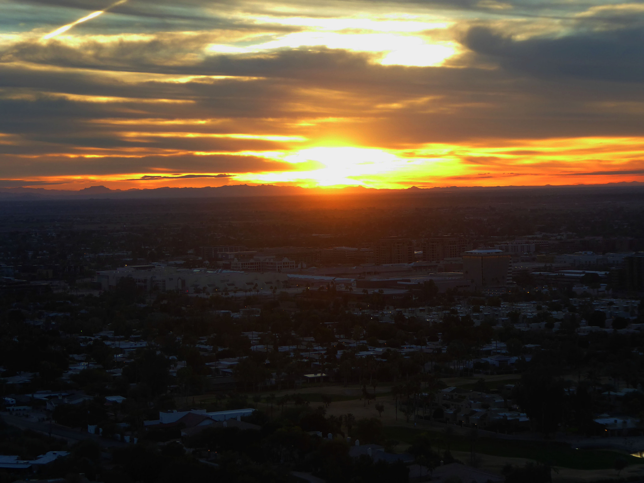 Panasonic Lumix DMC-ZS50 (Lumix DMC-TZ70) sample photo. Sunrise over phoenix 1 photography