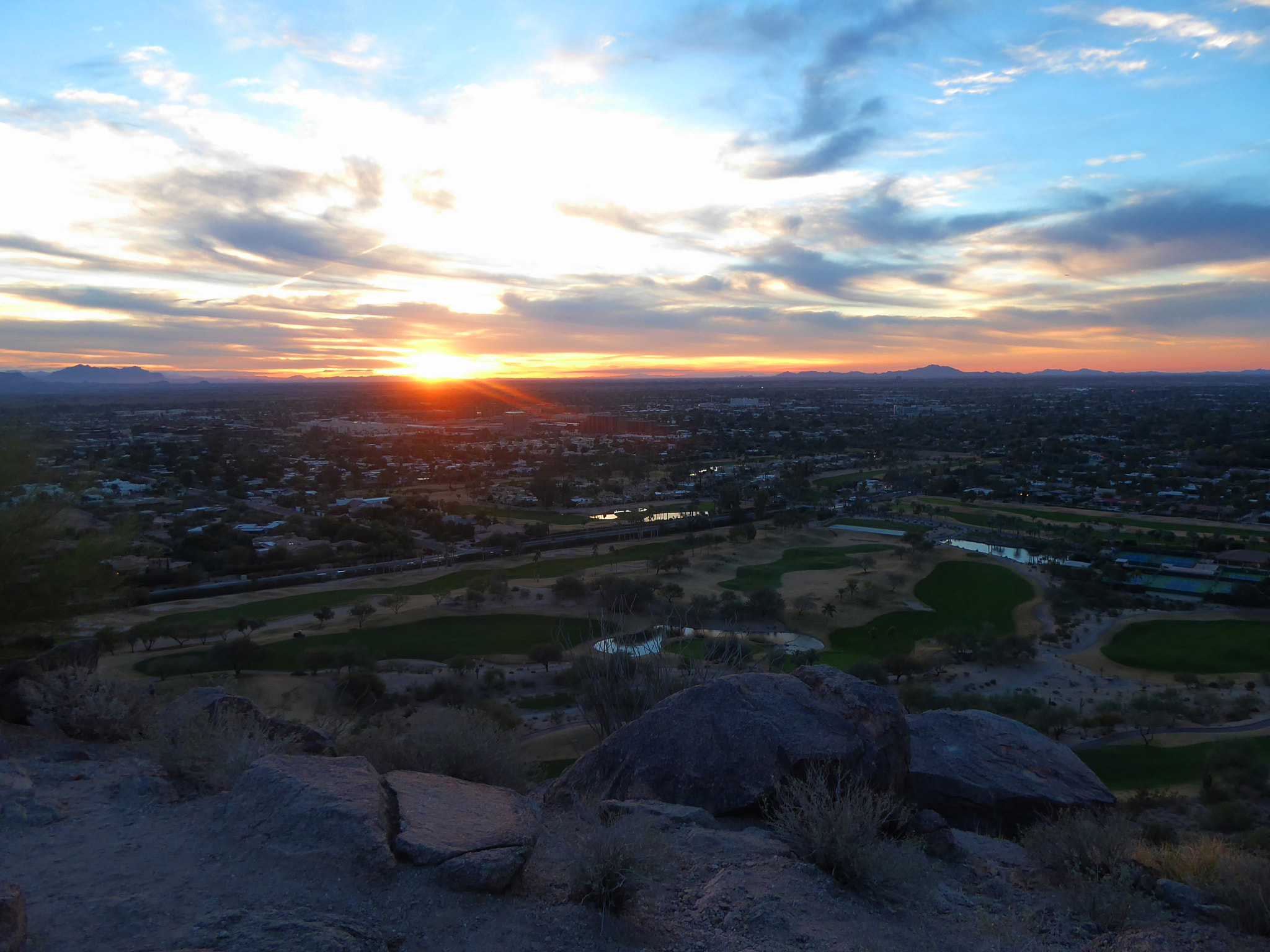 Panasonic Lumix DMC-ZS50 (Lumix DMC-TZ70) sample photo. Sunrise over phoenix 2 photography