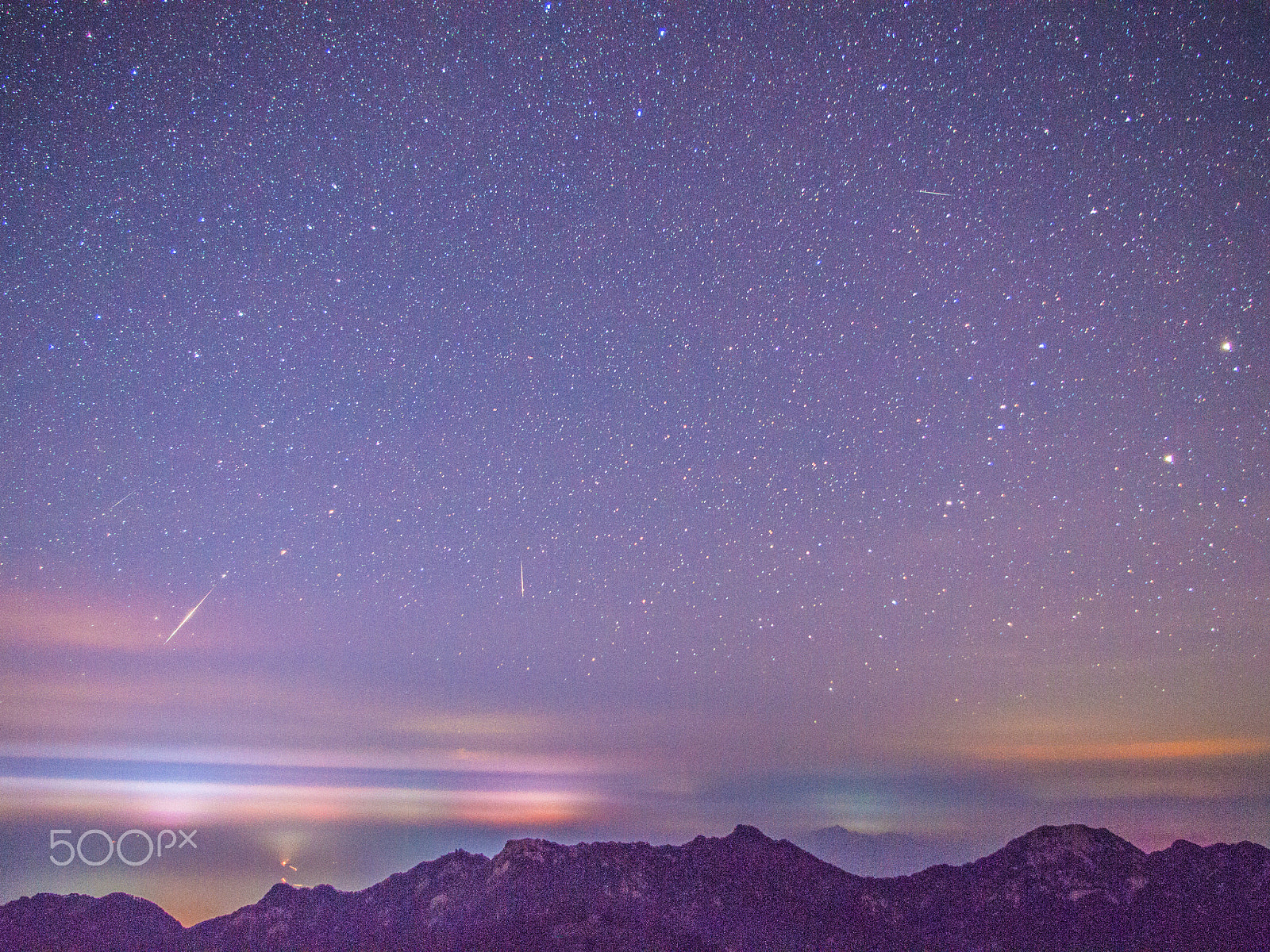 Pentax K-01 sample photo. 龟蒙山 流星雨 photography