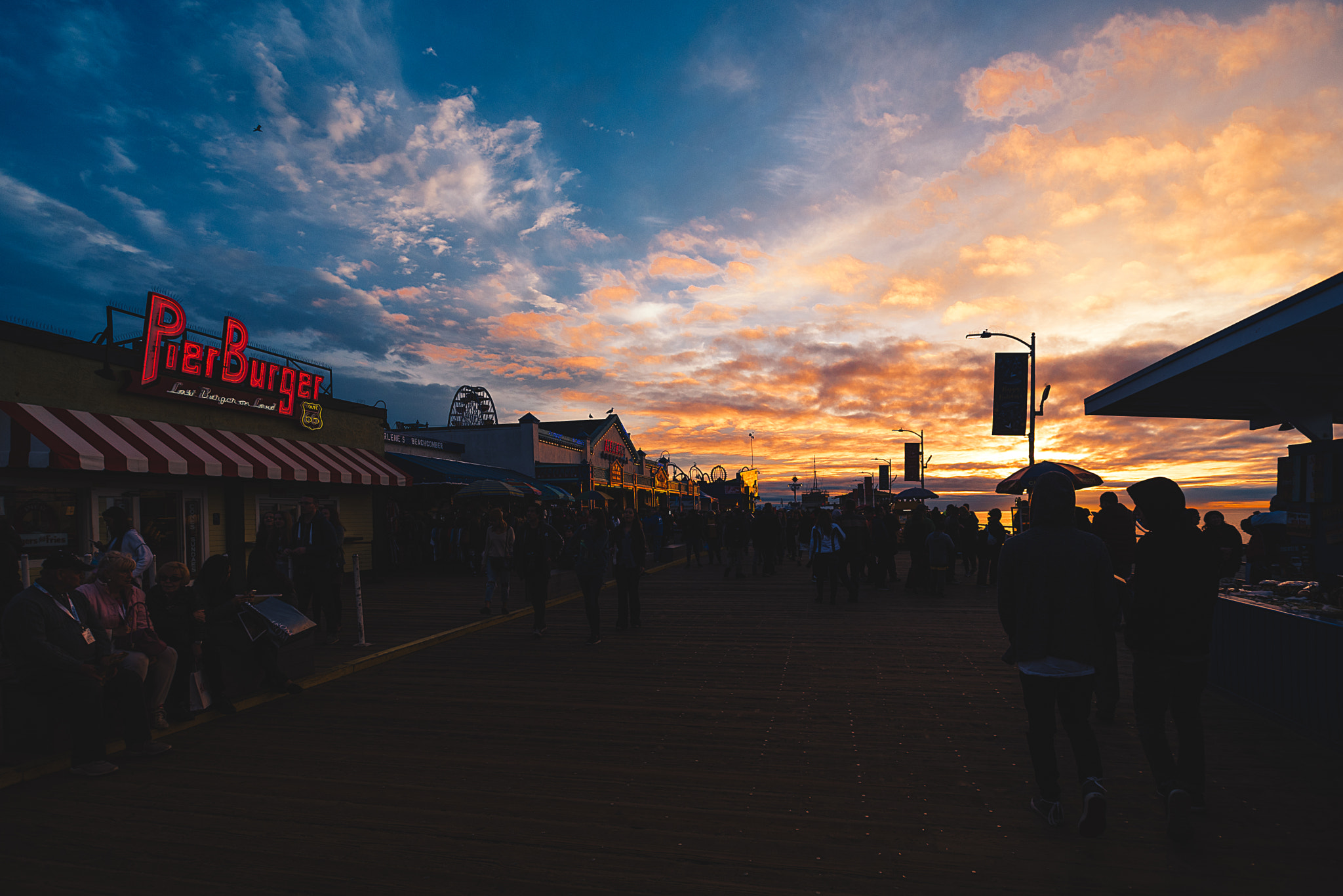 Nikon D750 + Sigma 17-35mm F2.8-4 EX Aspherical sample photo. Santa monica pier photography