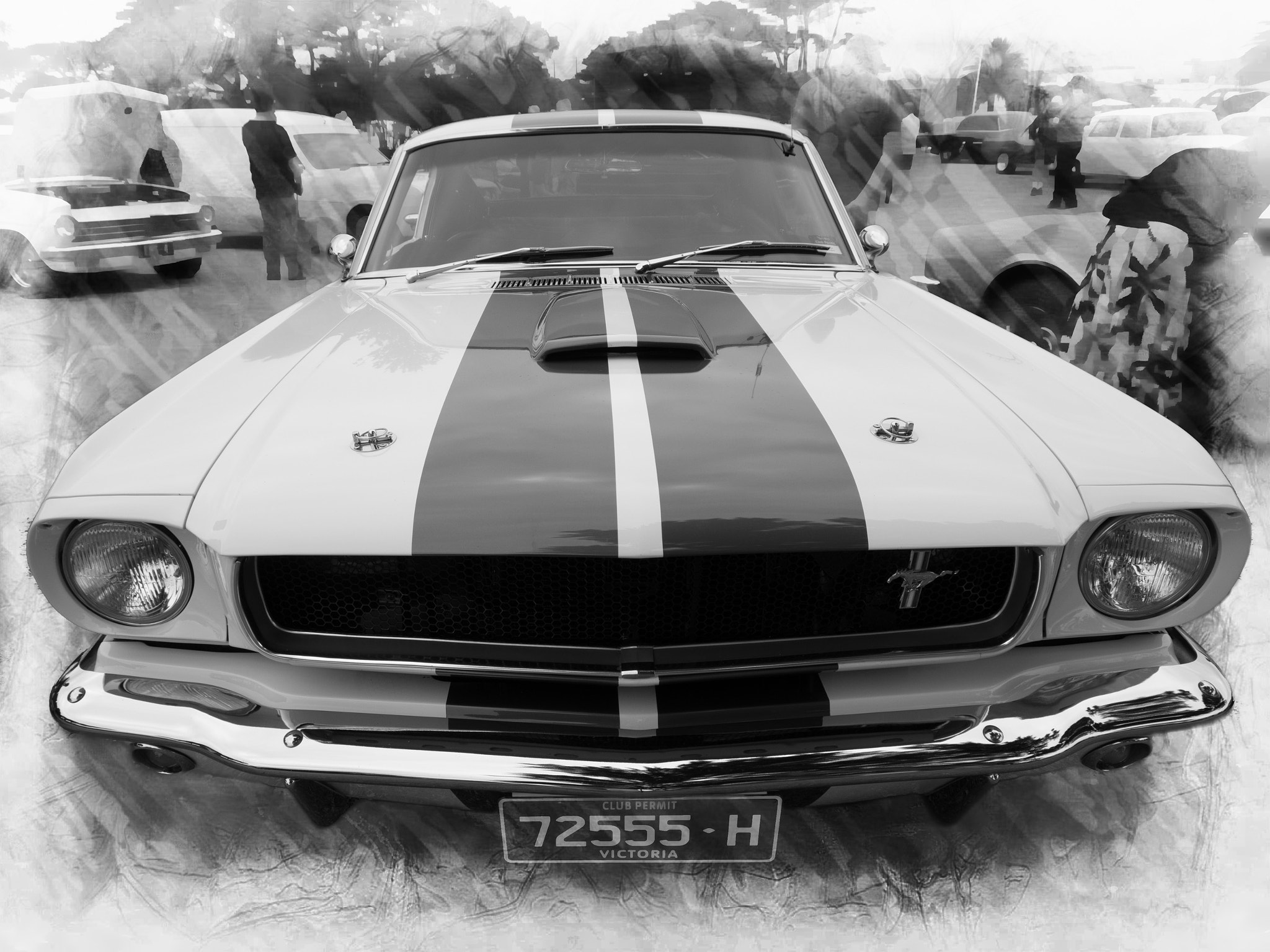 Canon EOS 80D + Sigma 10-20mm F4-5.6 EX DC HSM sample photo. Ford mustang photography