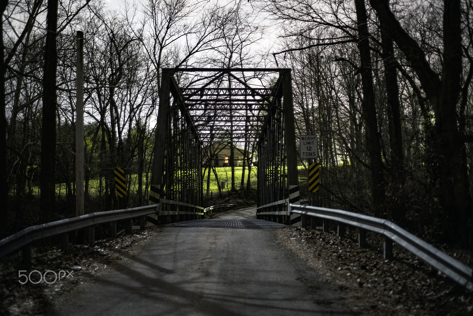 Pentax K-1 sample photo. Bridge at night photography