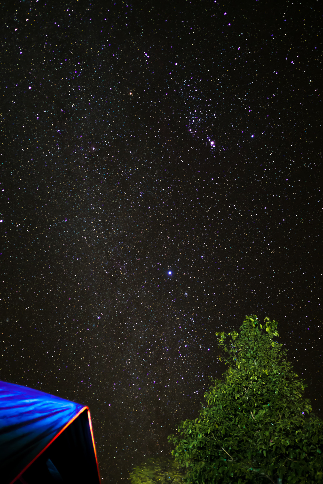 Fujifilm X-A2 sample photo. Starry night photography