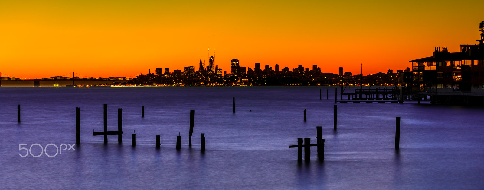 Canon EF 70-200mm F2.8L IS USM sample photo. San francisco dawn photography