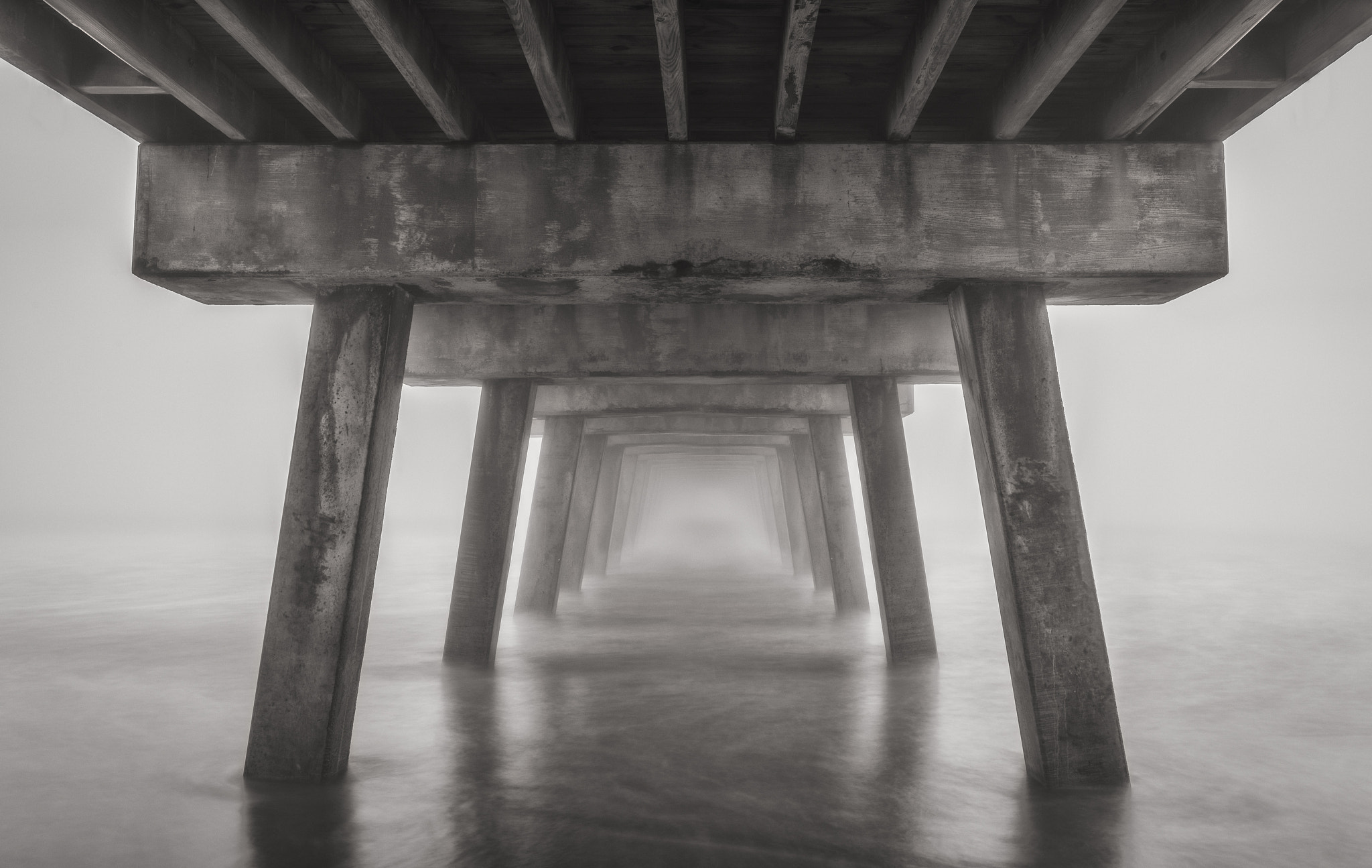 smc PENTAX-FA 645 35mm F3.5 AL [IF] sample photo. Foggy tybee pier photography