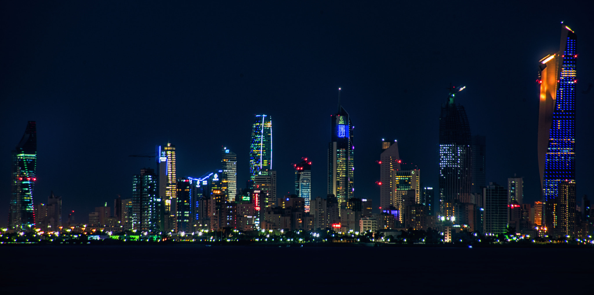 Nikon D810 sample photo. Kuwait city panorama photography