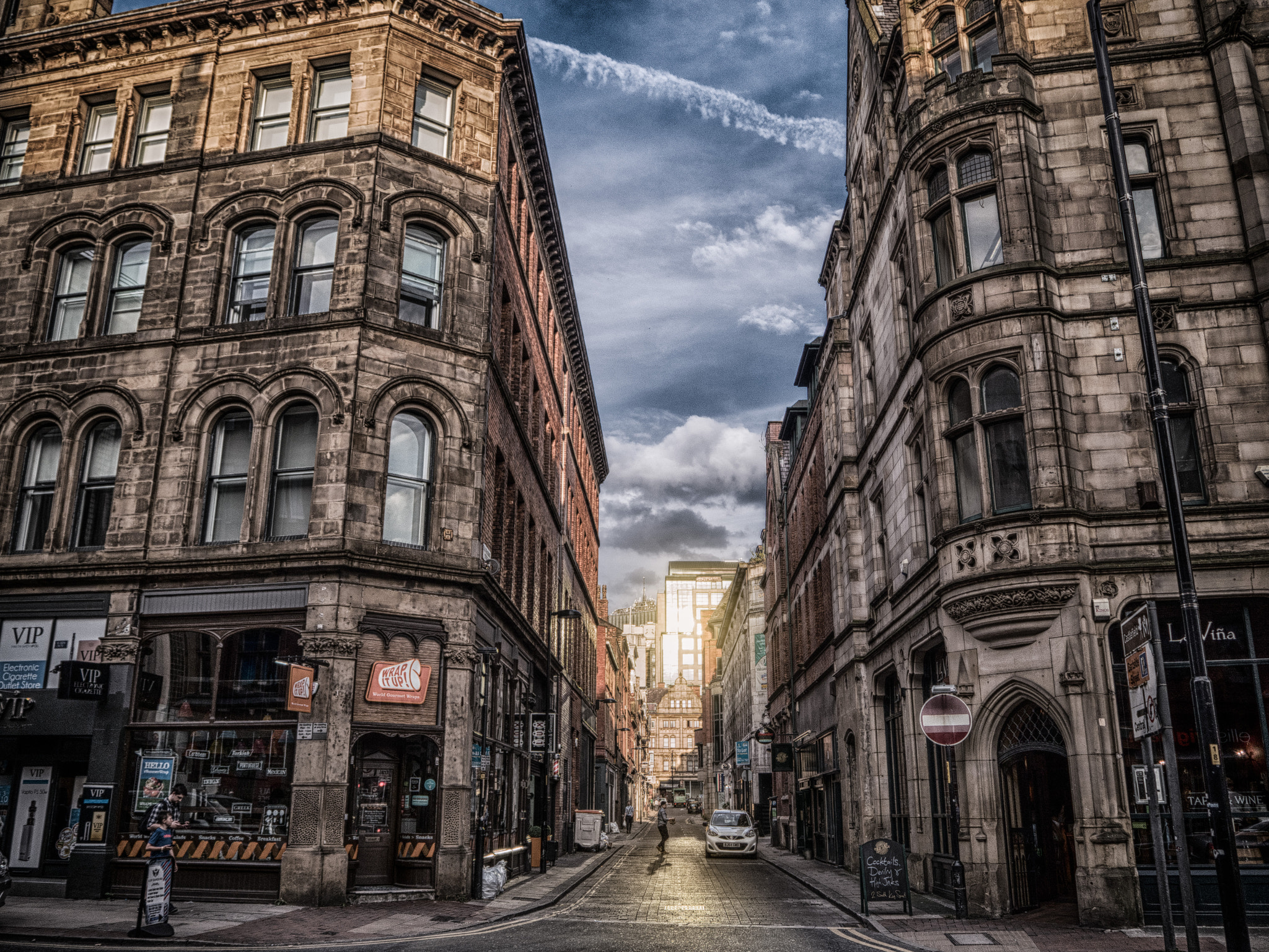 Olympus PEN-F sample photo. Streets of manchester photography