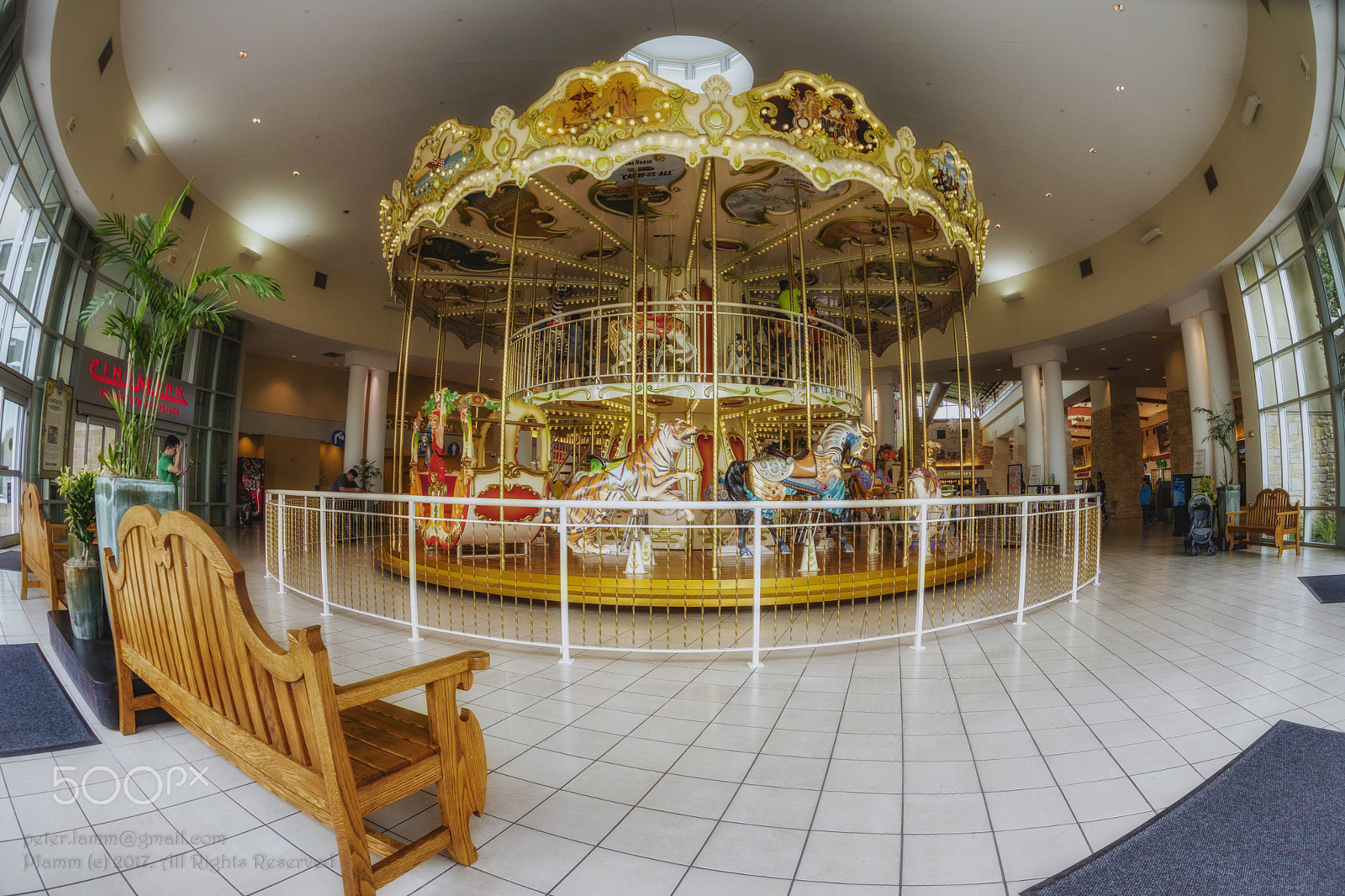 Pentax K-1 sample photo. Mall playground photography