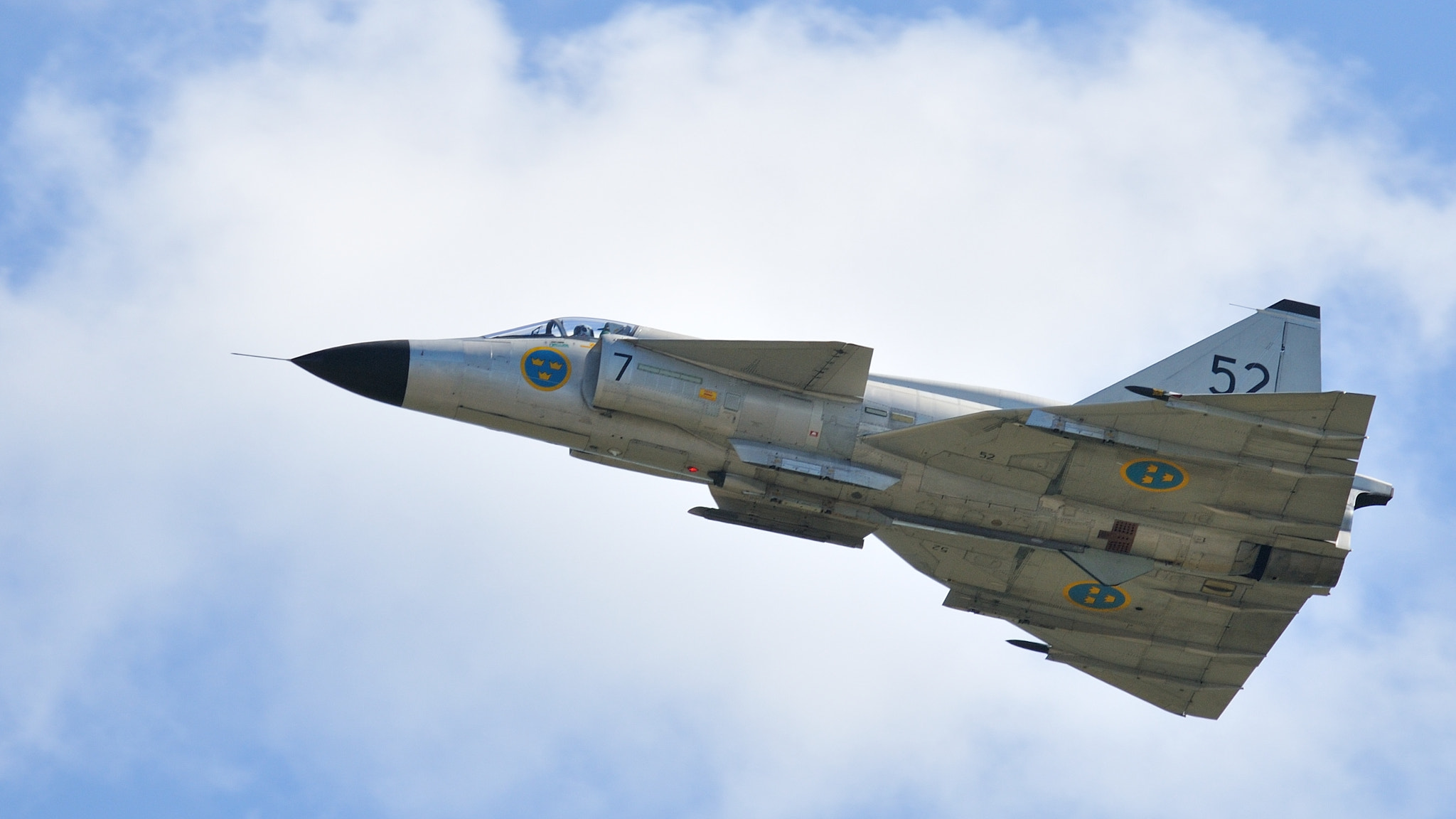 Nikon D300S + Sigma APO 100-300mm F4 EX IF HSM sample photo. Ajs 37 viggen photography