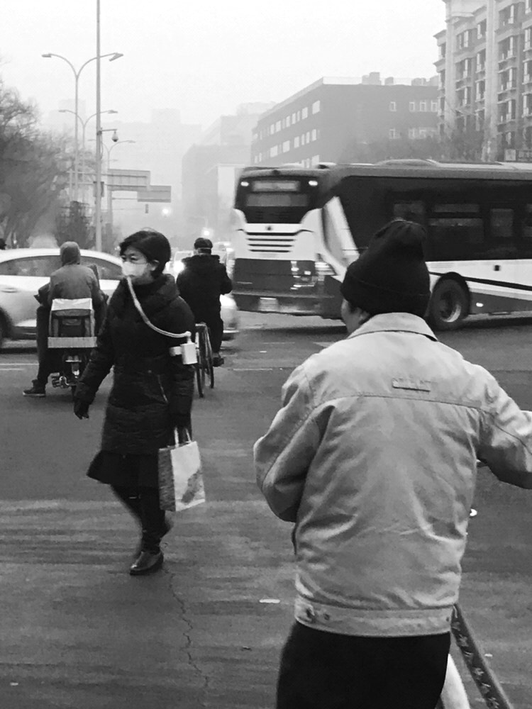 Apple iPhone9,1 sample photo. Smog in beijing photography