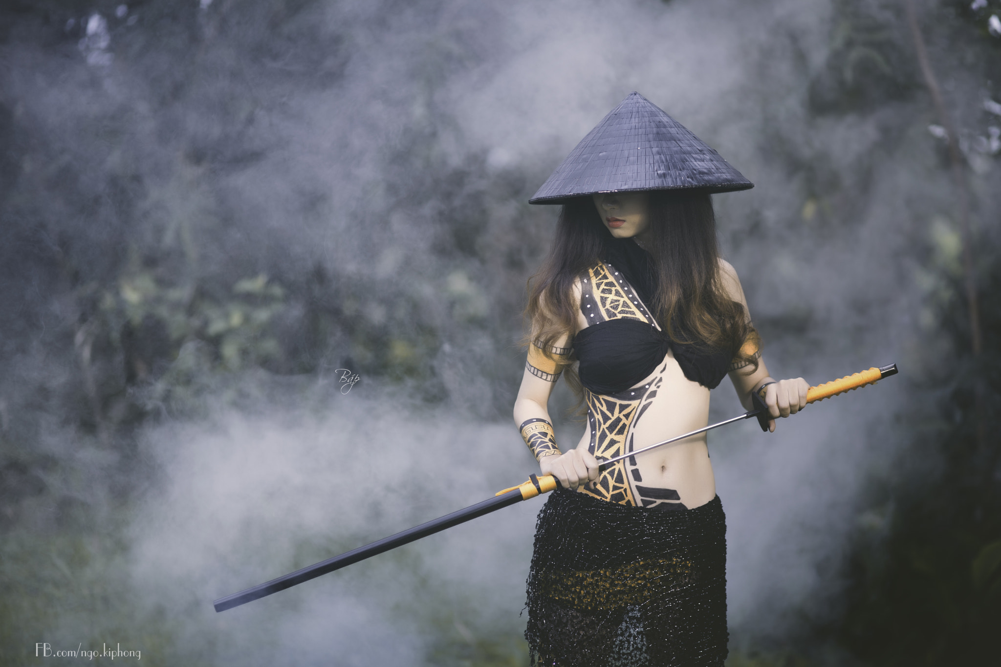 Canon EF 100mm F2.0 USM sample photo. Ninja girl photography