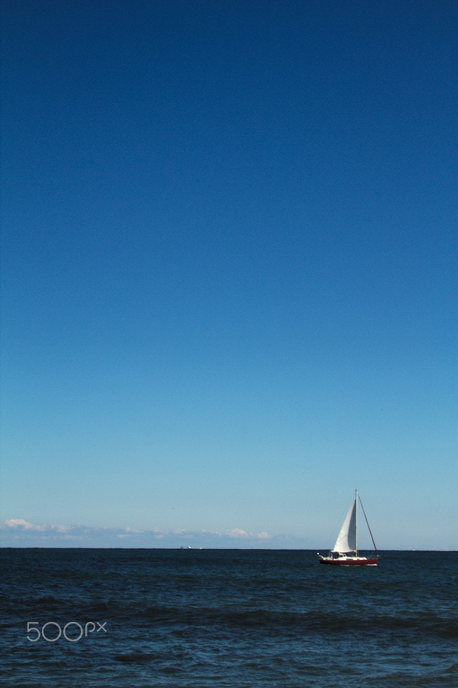 Canon EF-S 18-55mm F3.5-5.6 II sample photo. Sea from the hamptons, ny photography