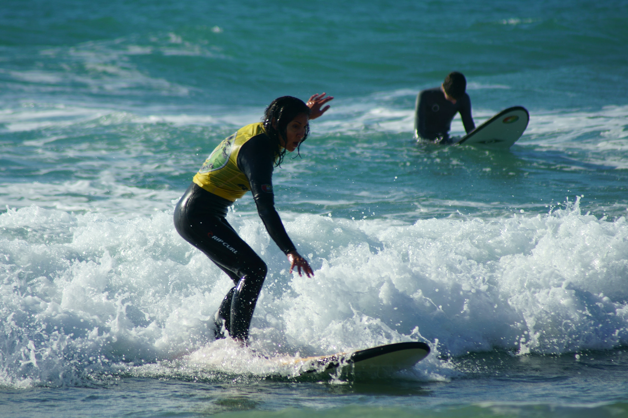 Sony ILCA-77M2 sample photo. Learning to surf photography