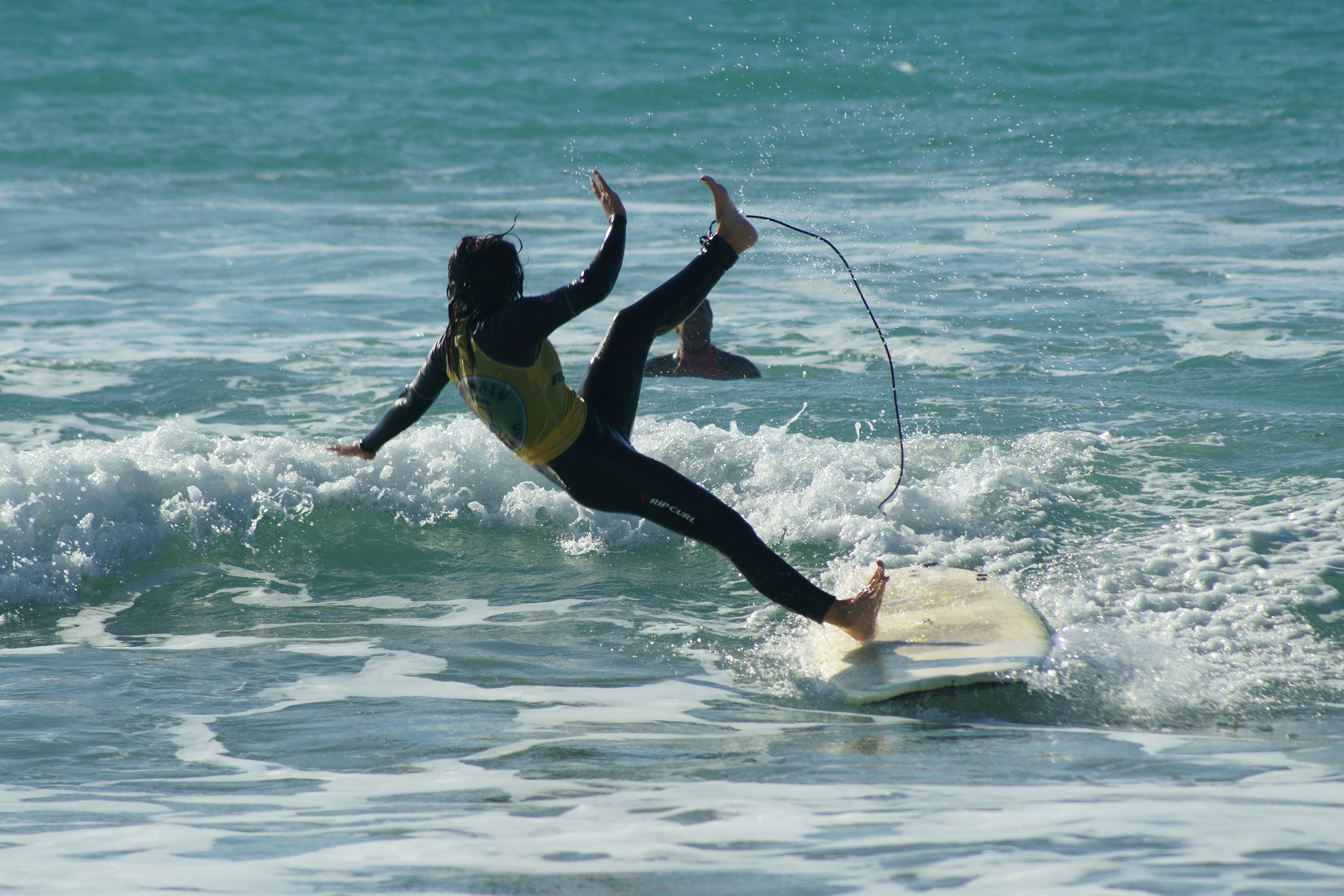 Sony 75-300mm F4.5-5.6 sample photo. Learning to surf photography