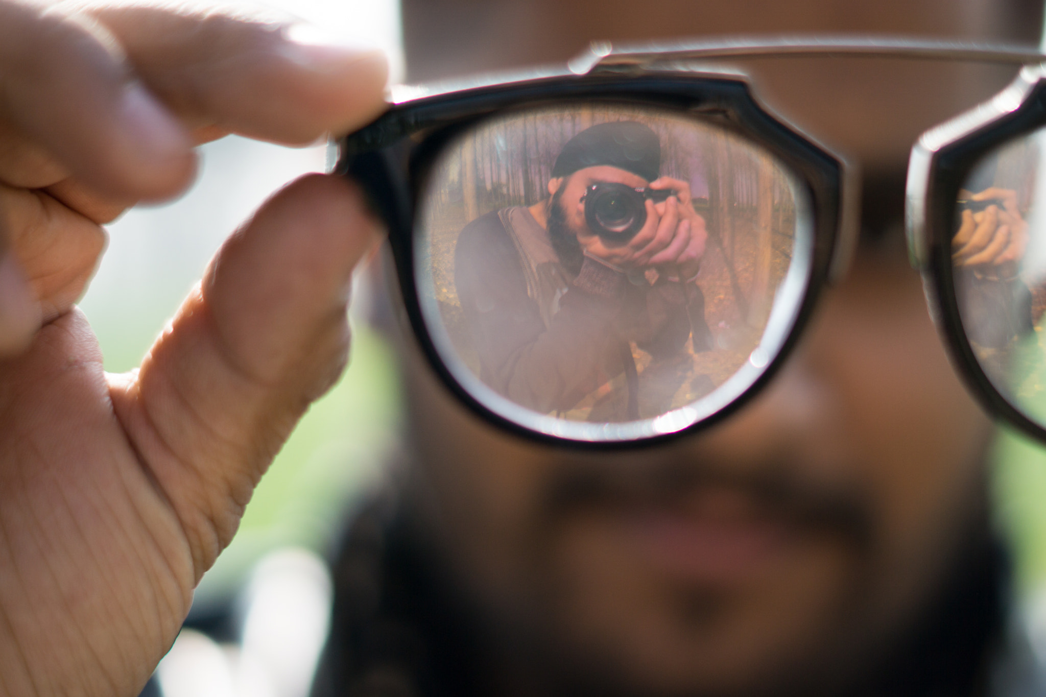 Sony FE 50mm F1.8 sample photo. Through the glass photography