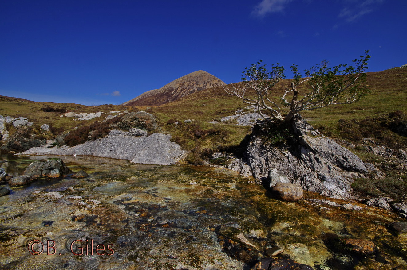 Pentax K-3 + Sigma AF 10-20mm F4-5.6 EX DC sample photo. Highland stream skye photography