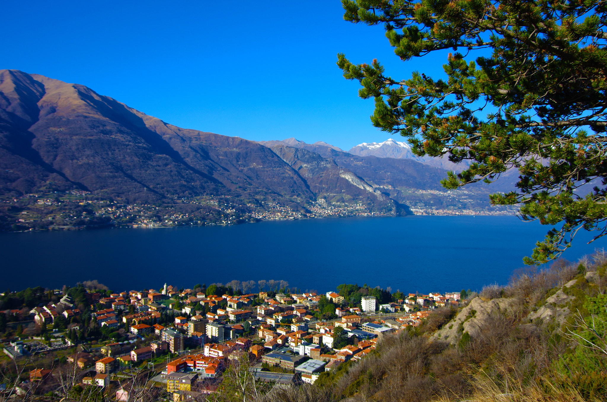 Pentax K-5 II sample photo. Lake como's landscape photography
