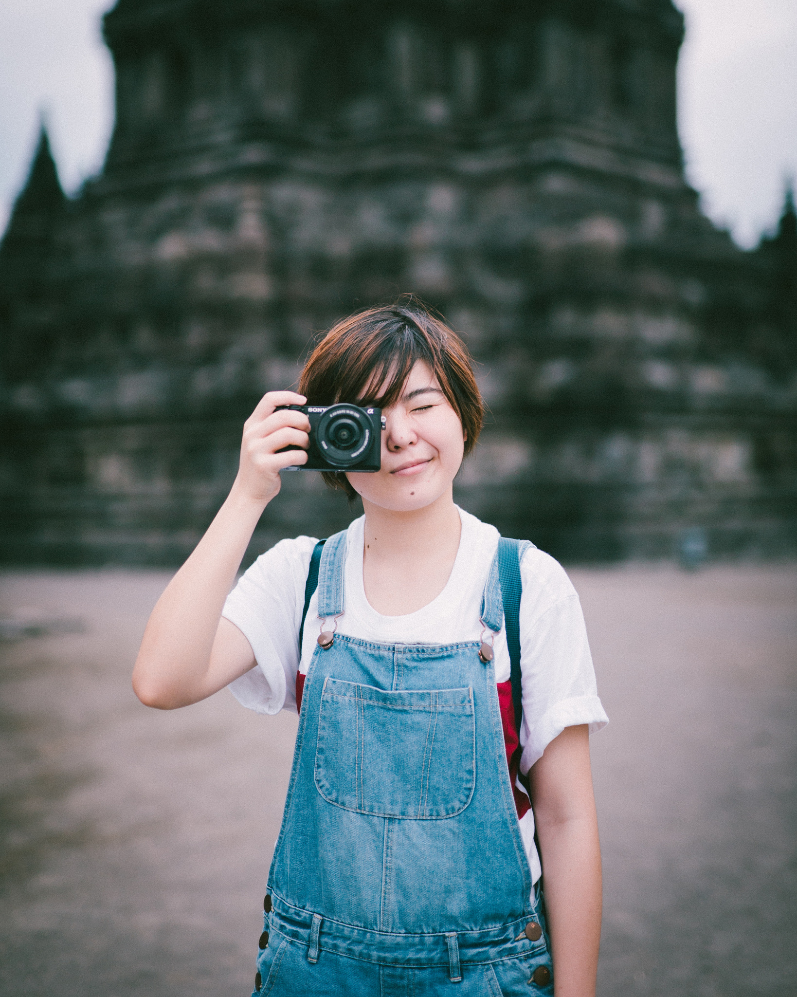 Sony a7S + Sony 70-400mm F4-5.6 G SSM sample photo. Candi prambanan photography