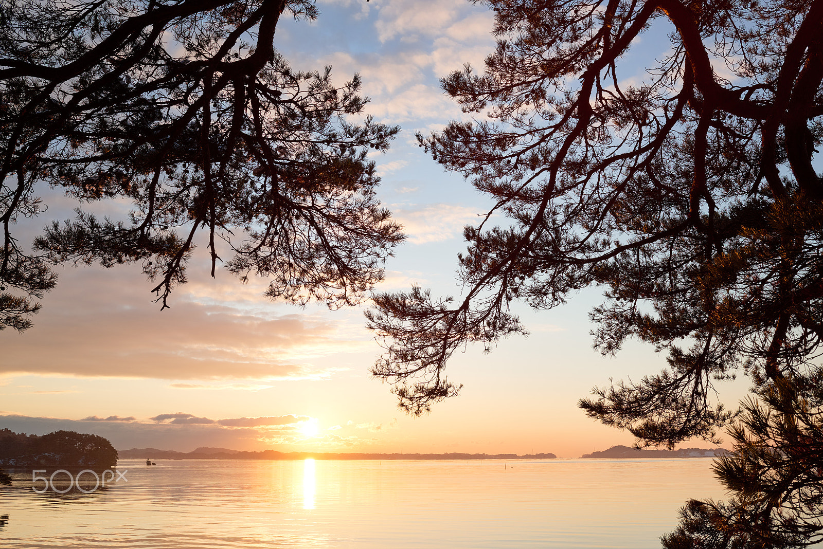 Nikon D810 sample photo. Sunrise of matsushima photography