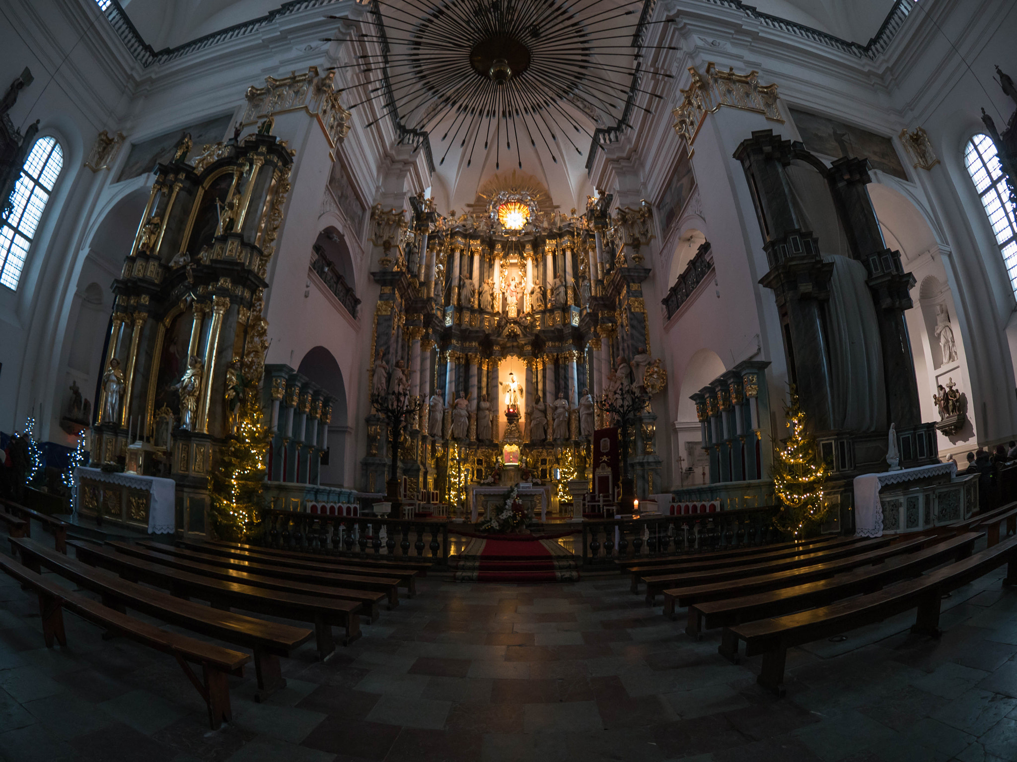 Panasonic Lumix DMC-GH4 + OLYMPUS M.8mm F1.8 sample photo. Jesuit cathedral of hrodna photography