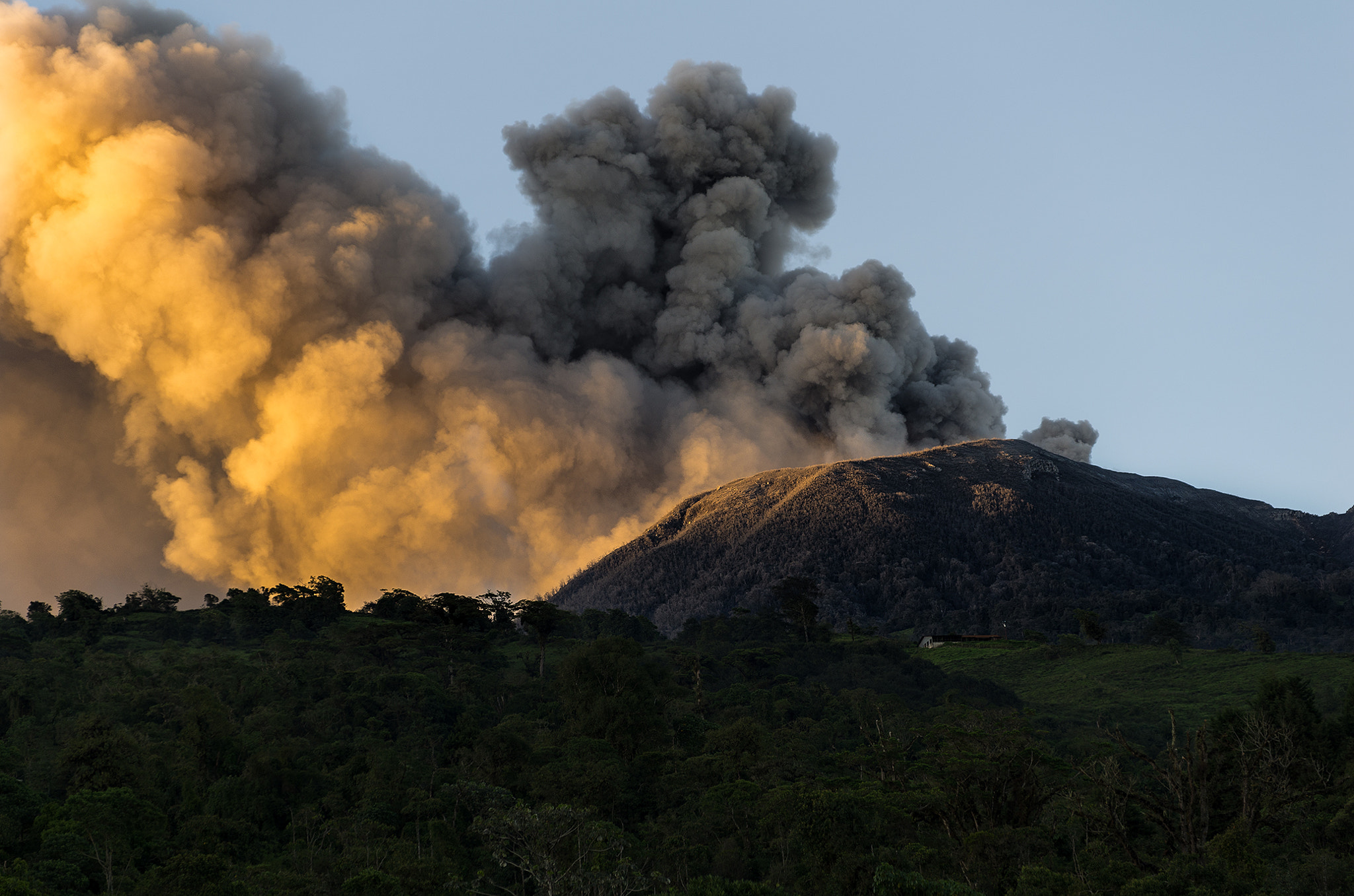Pentax K-5 sample photo. Turrialba volcano, costa rica - active, very active! photography