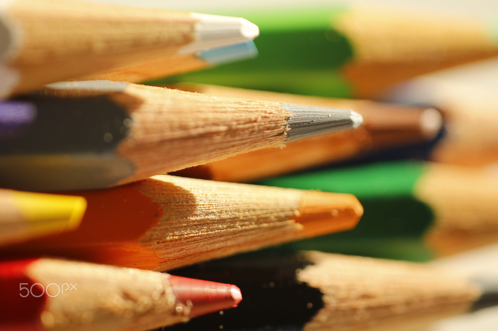 Sigma APO Macro 180mm F2.8 EX DG OS HSM sample photo. Pencils in macro photography