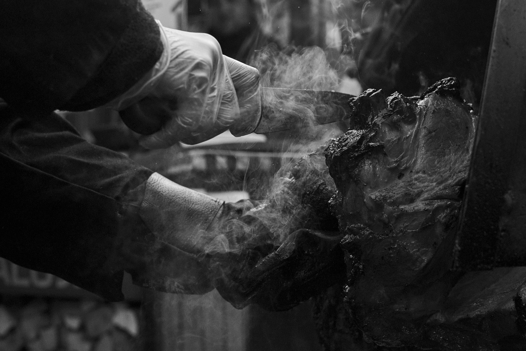 Nikon AF Nikkor 50mm F1.4D sample photo. Prague street food photography