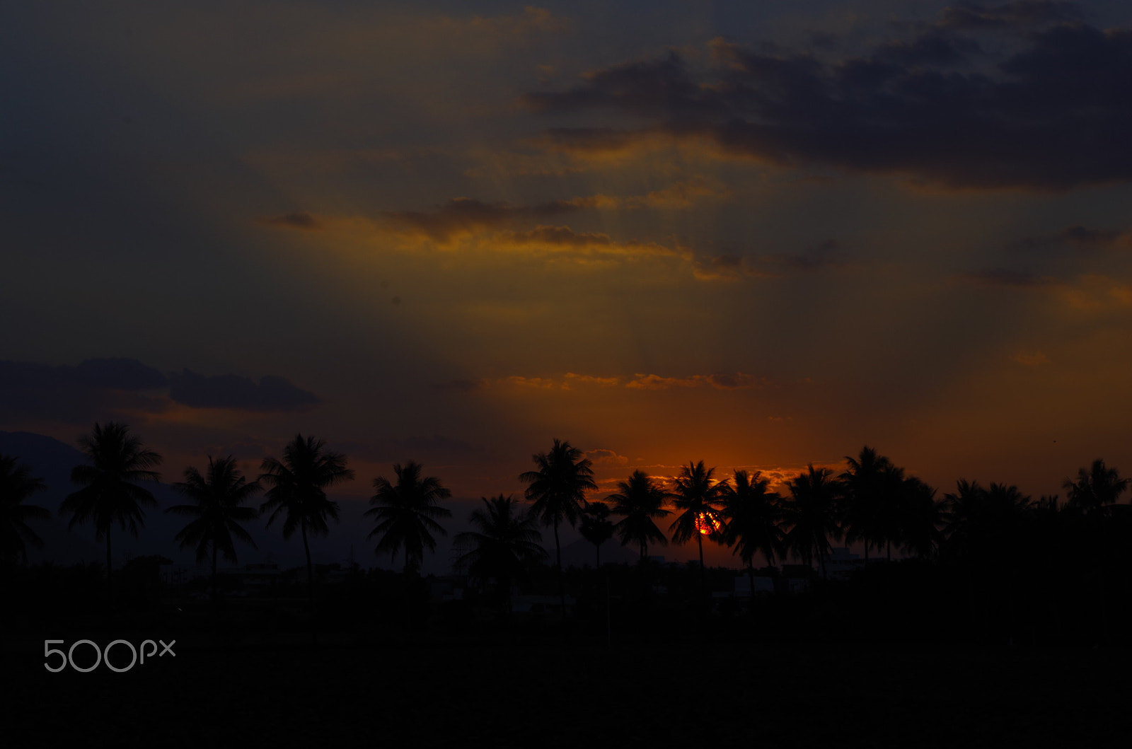 Pentax K-500 sample photo. A sun set ! photography