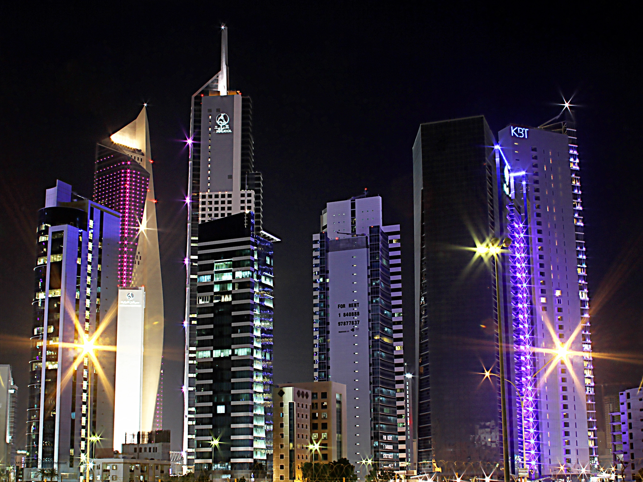 kuwait city At night by zainab buhamad Photo 19156353 / 500px