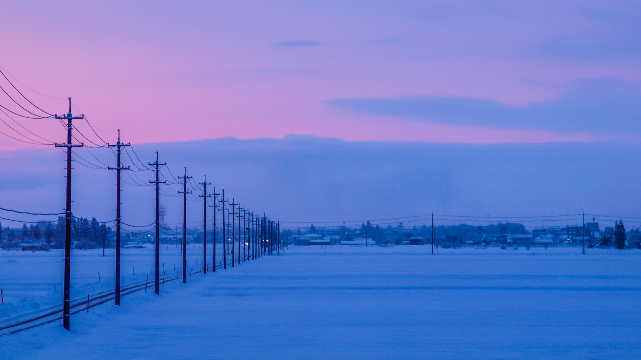 OLYMPUS 18mm-180mm Lens sample photo. Winter daybreak photography