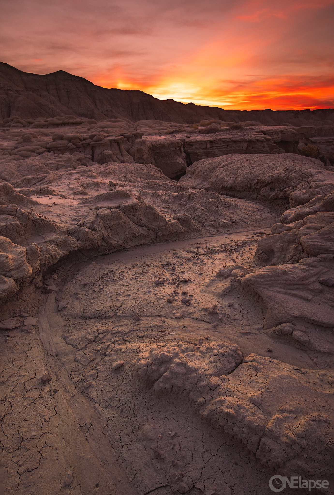 Sony a7R II sample photo. Blazing badlands photography