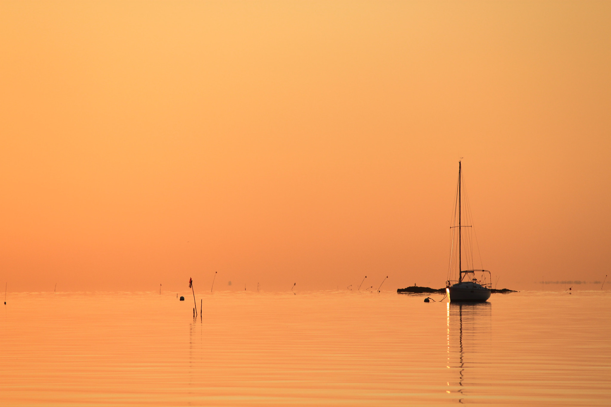 Canon EF-S 55-250mm F4-5.6 IS sample photo. Fall sunrise photography