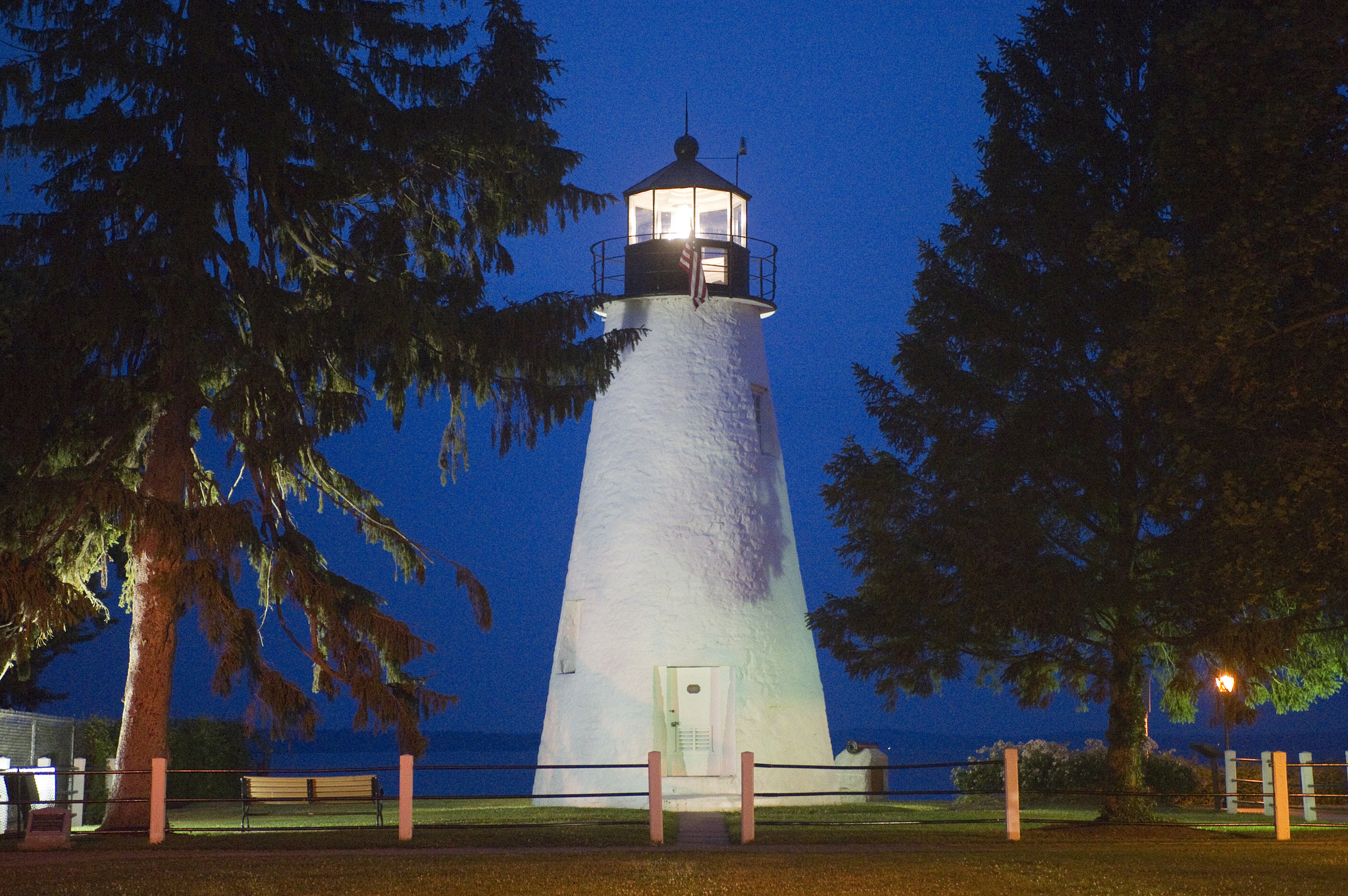 Nikon D3S sample photo. Lighthouse in havre de grace, md photography
