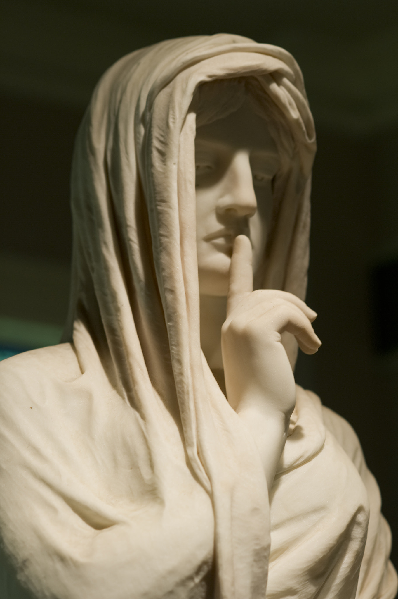 Nikon D3S sample photo. Statue - "silence" , august st. gaudens, utica new york photography