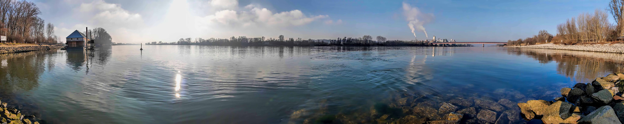 Panasonic Lumix DMC-GX7 sample photo. River mill near mainz photography