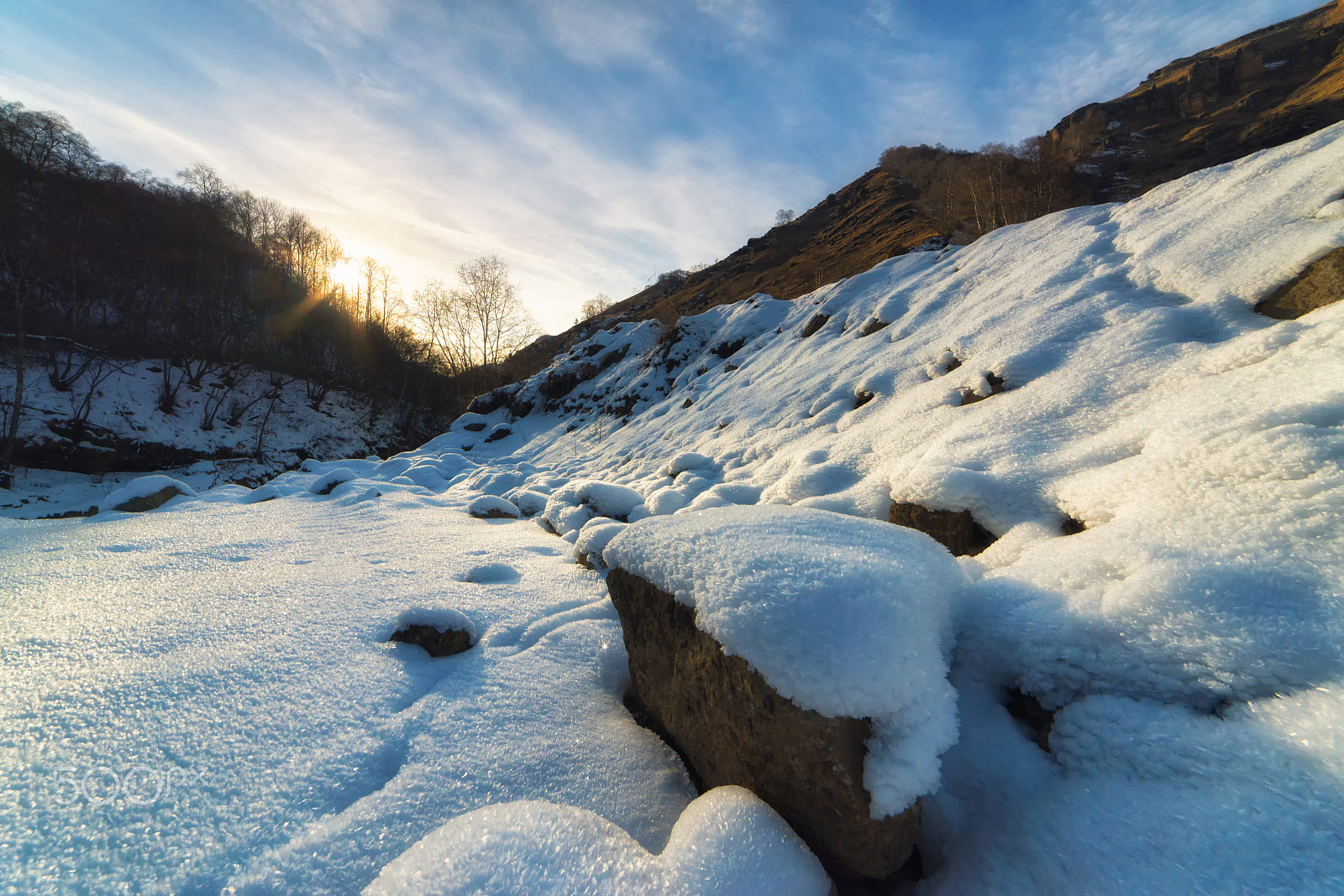 Samyang 14mm F2.8 ED AS IF UMC sample photo. Winter...snow photography